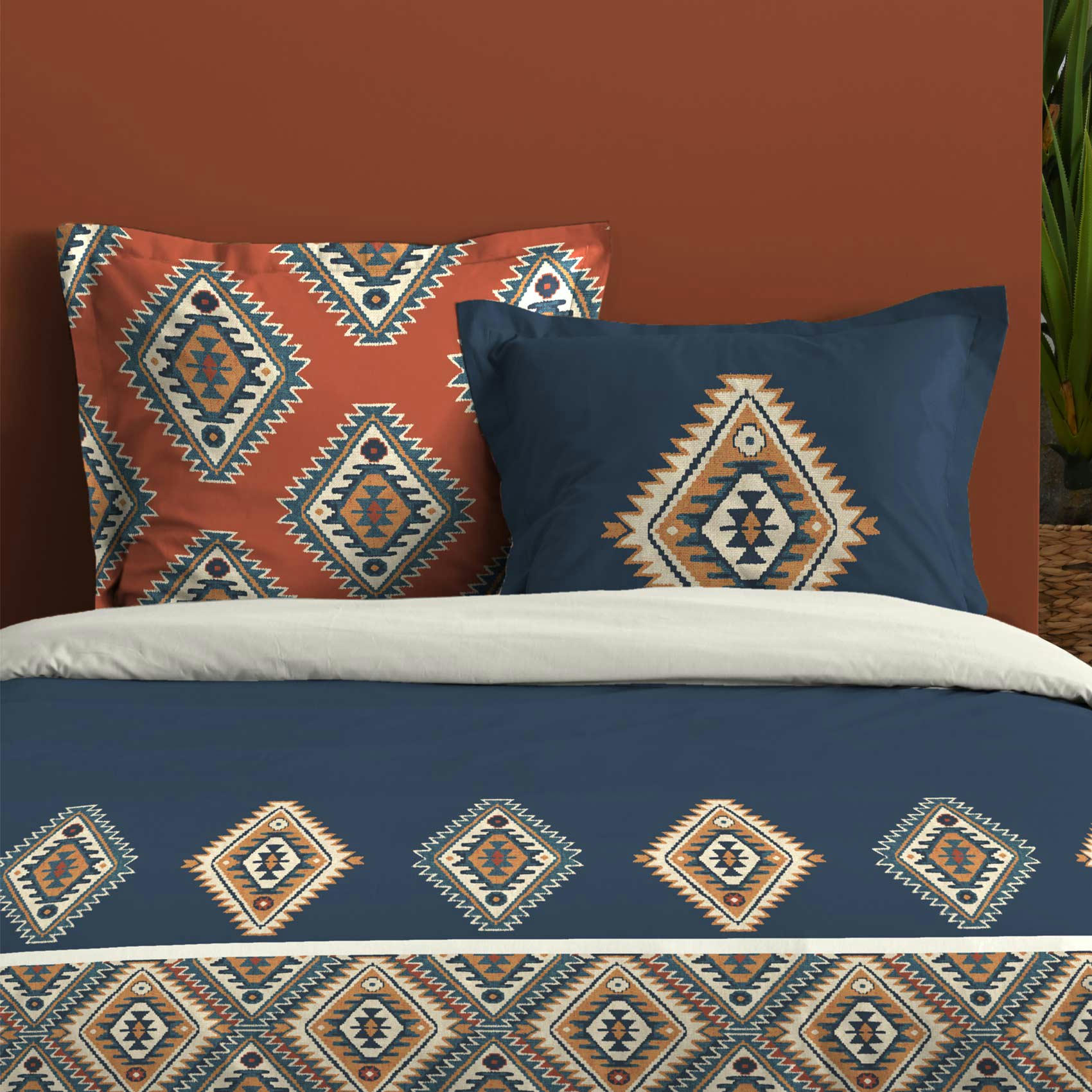 - Parure de lit tex mex coton multicolore 220 x 240