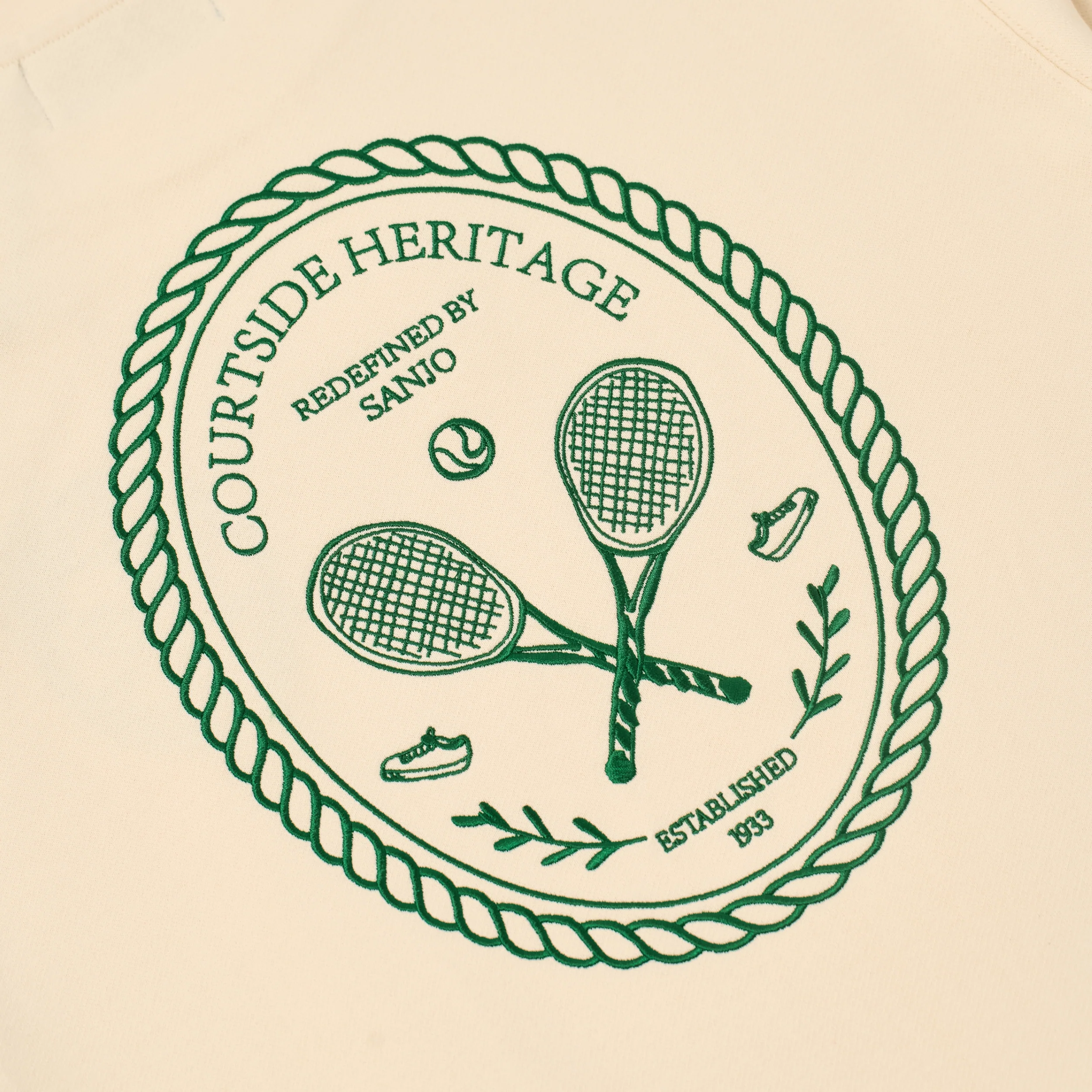 Sanjo Courtside Sweat // Ecru