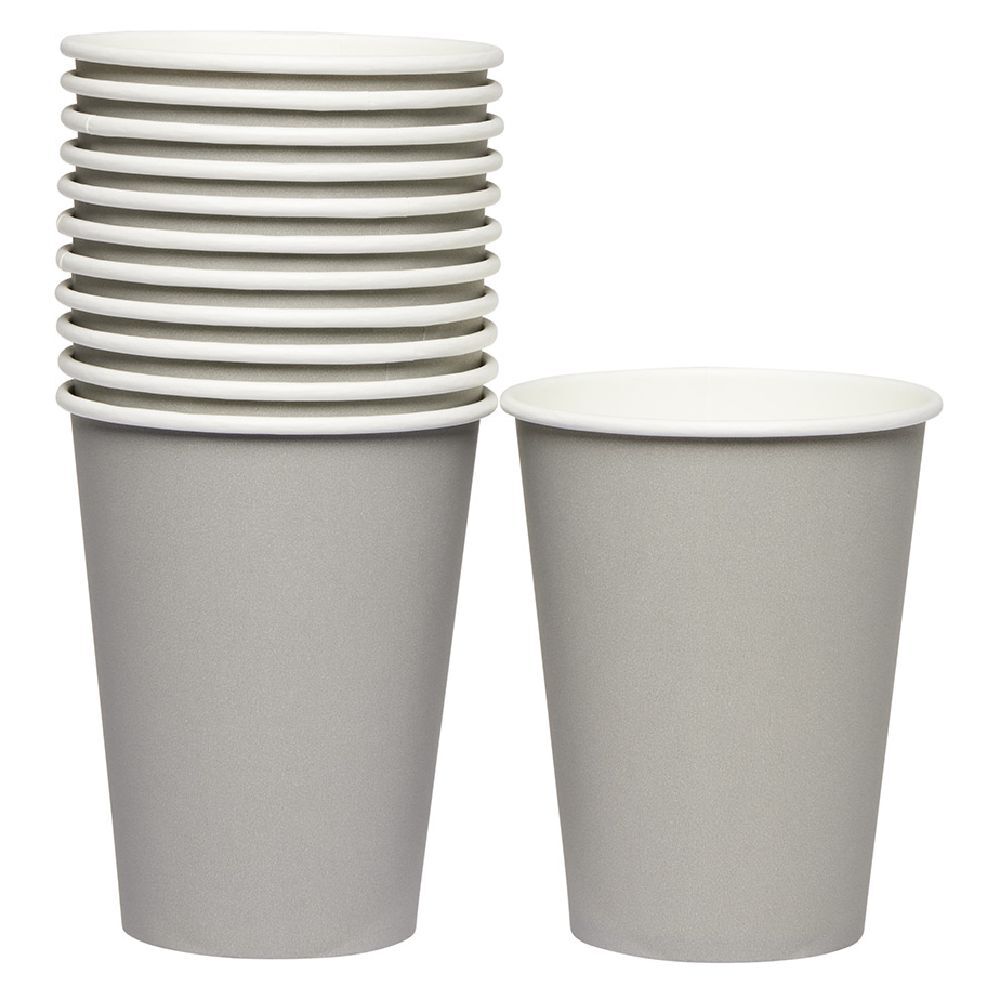 Gobelet en carton gris 36 cl x12