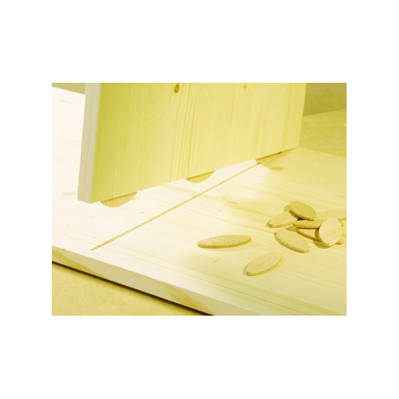 Lamelle d'assemblage Lamello N°0 45 x 15 x 4 mm 50 pièces WOLFCRAFT