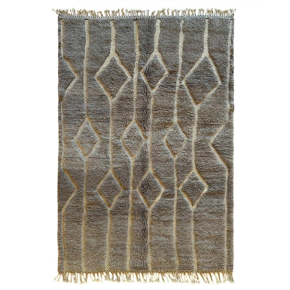 AFK Living vloerkleed Berber - handgemaakt - Wol - 140 cm x 200 cm