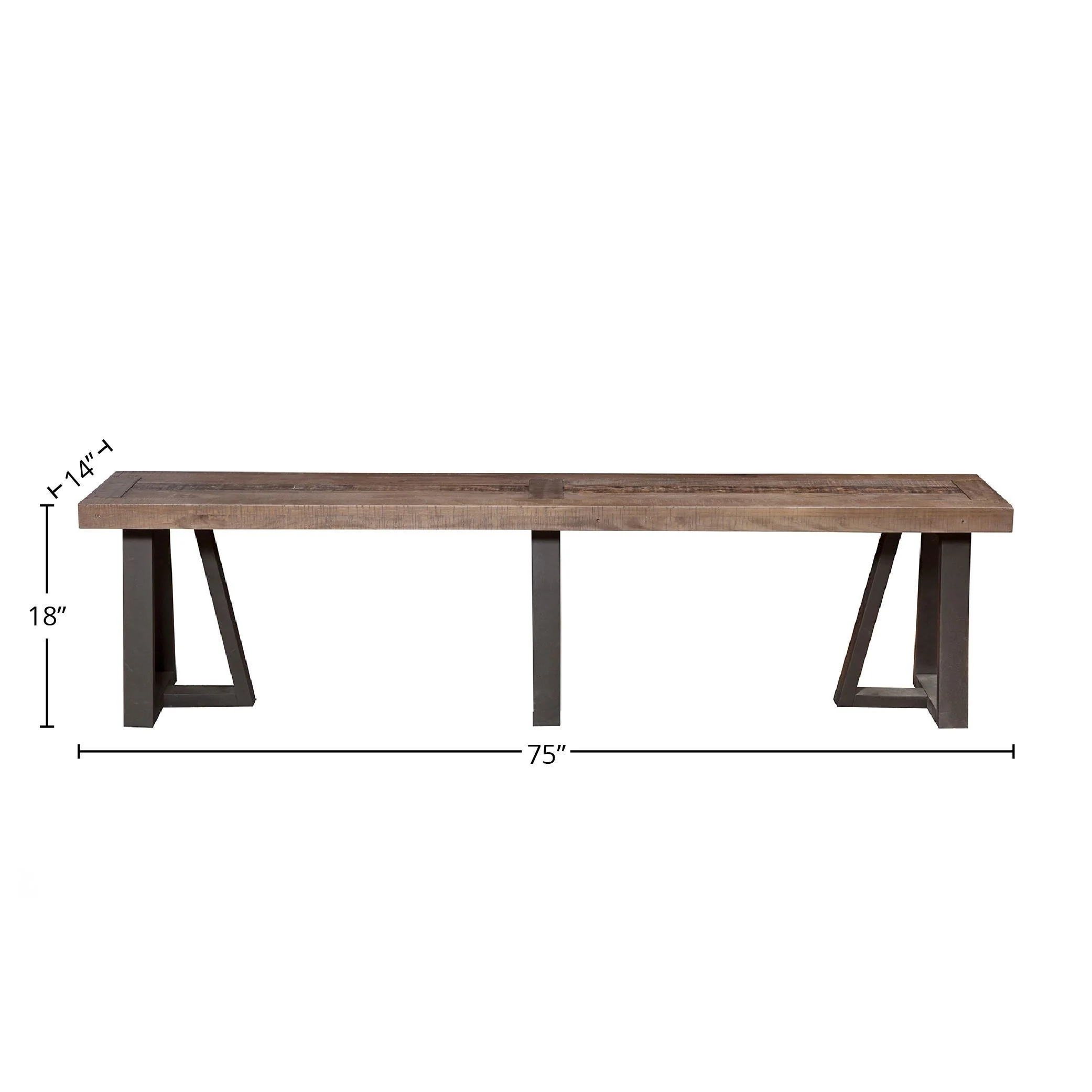 Alpine Prairie Dining Bench