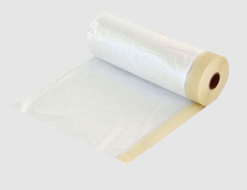 Abdeckfolie mit Klebeband