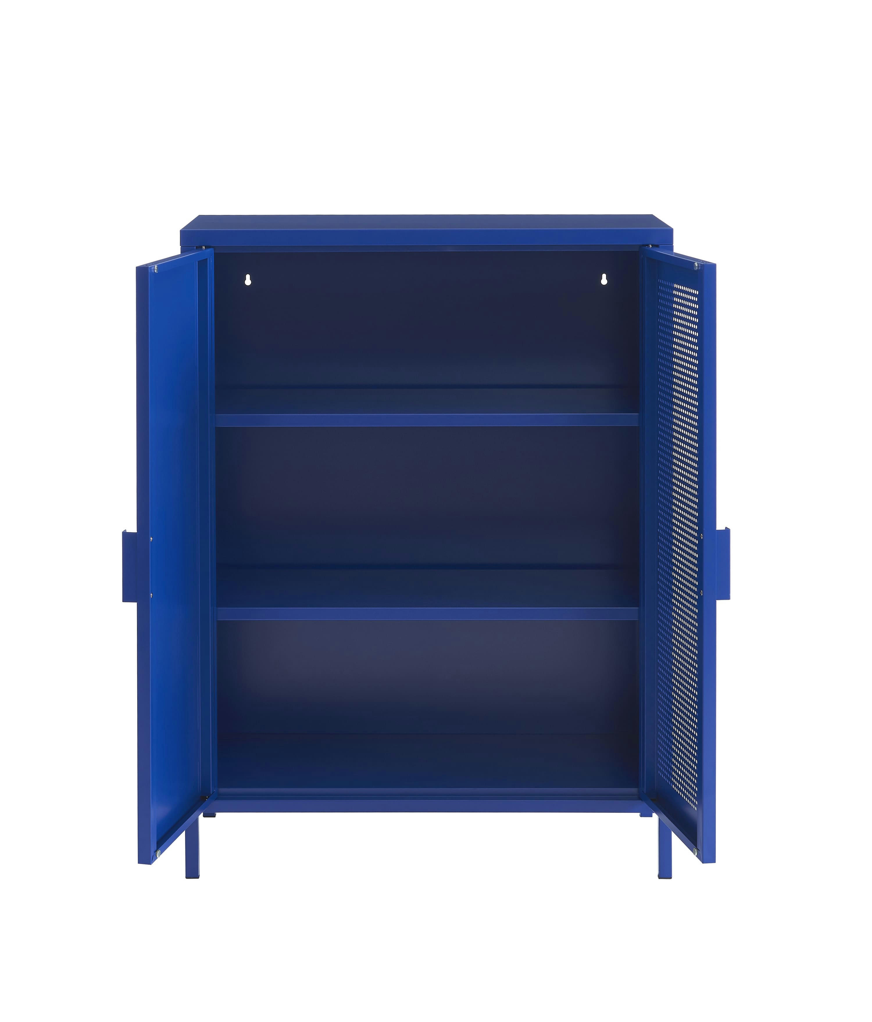 PANTONE - Buffet  métal bleu électrique h100cm