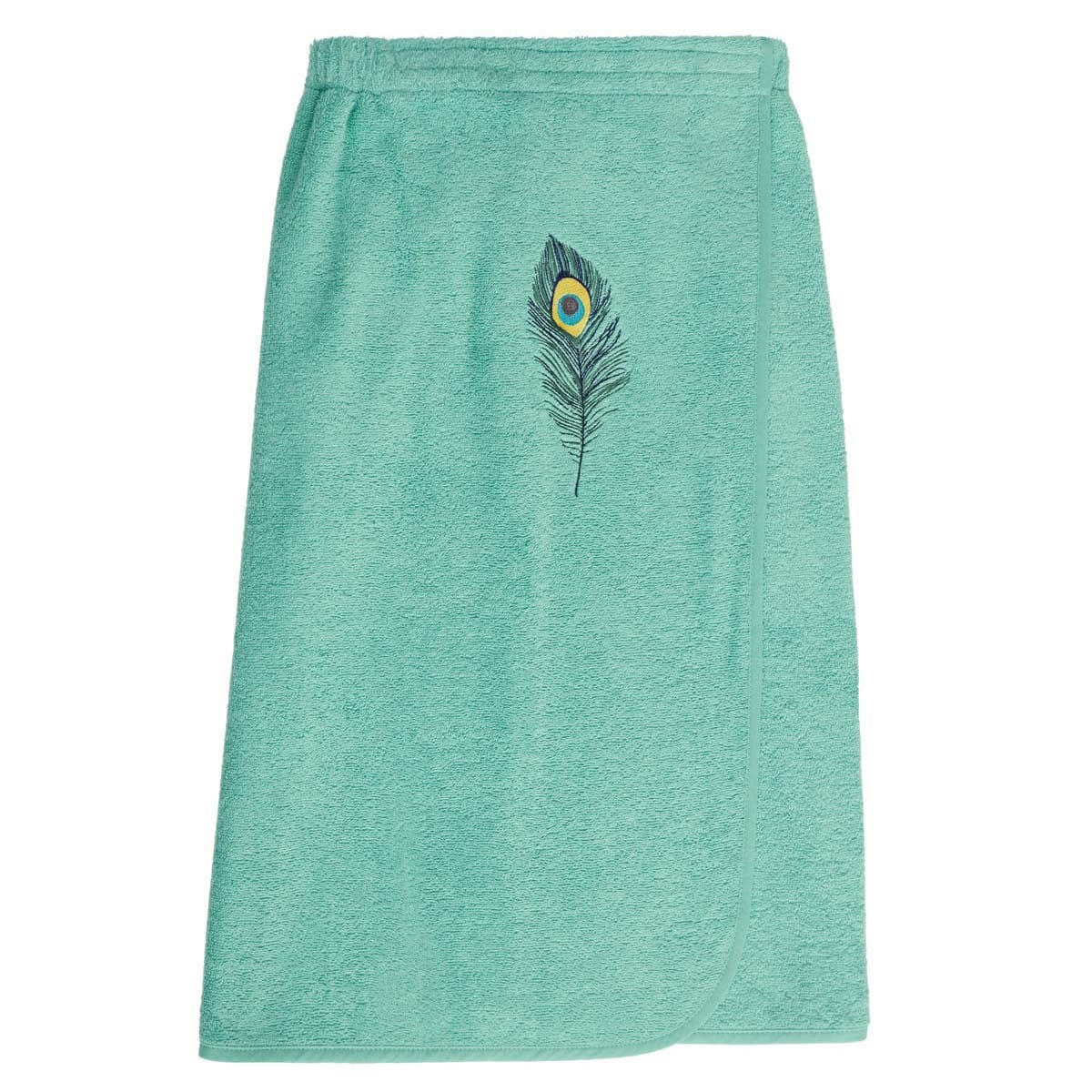 PLUME - Paréo de bain en coton Blanc Taille unique