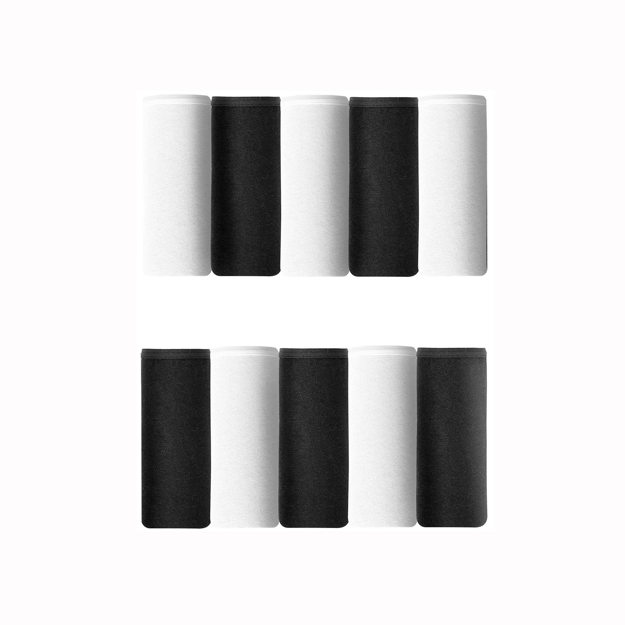 Boxer en coton extensible uni &ndash; Lot de 10