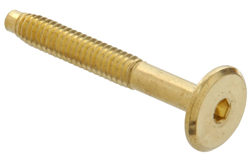 Hillman connector Bolts, Hex Drive, Brass, Assorted Sizes