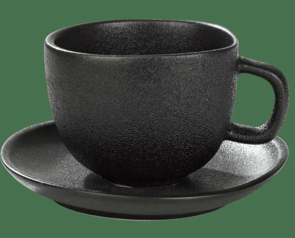 Tasses^CASA MAGMA Tasse Et Soucoupe Expresso 11 CL Noir