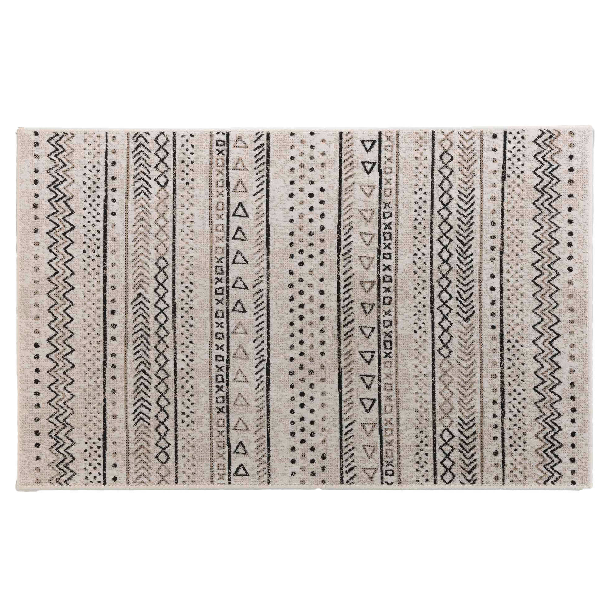 Tapis motif berbère, effet vieilli