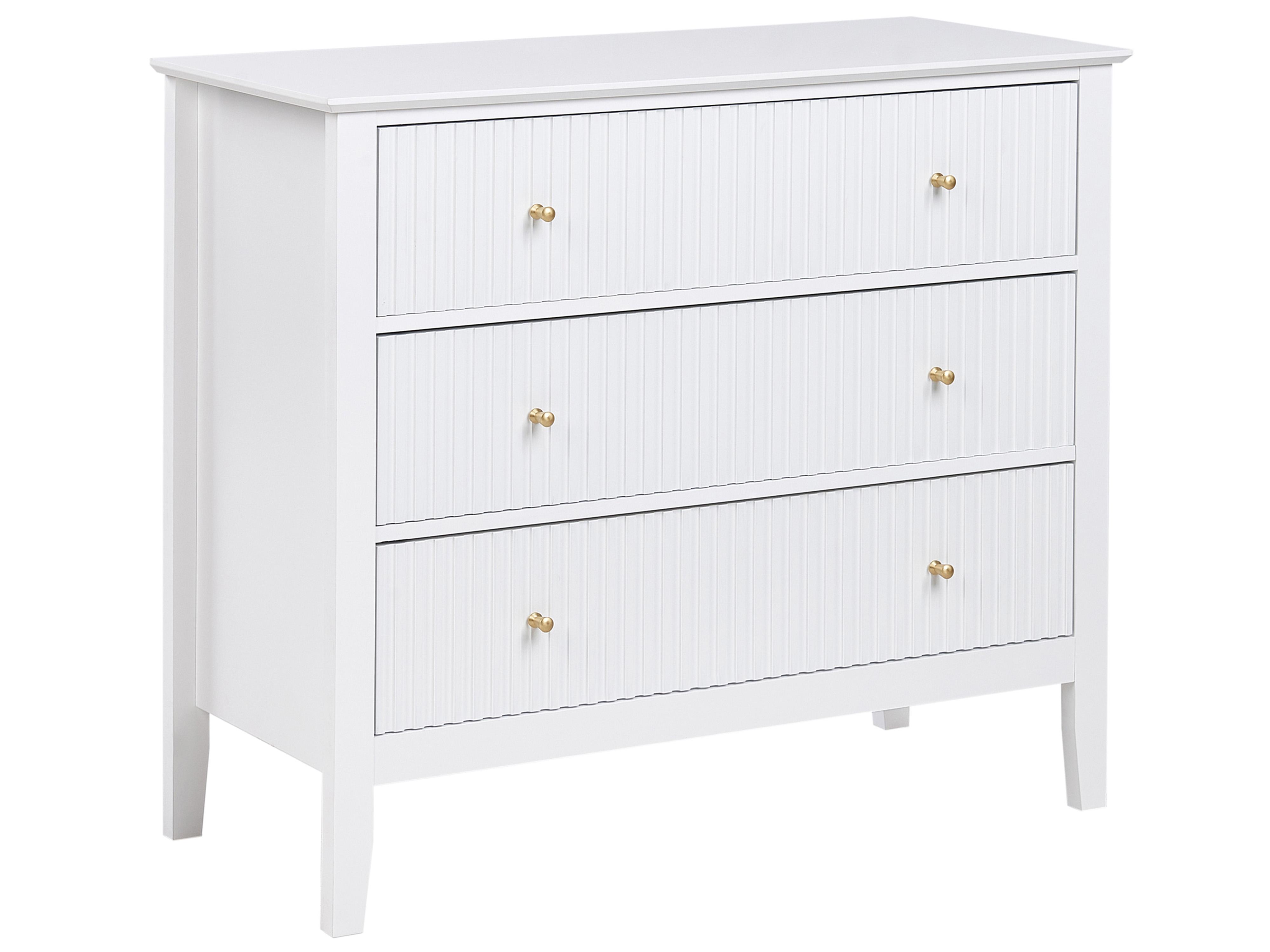 3 Drawer Chest ASSISI White