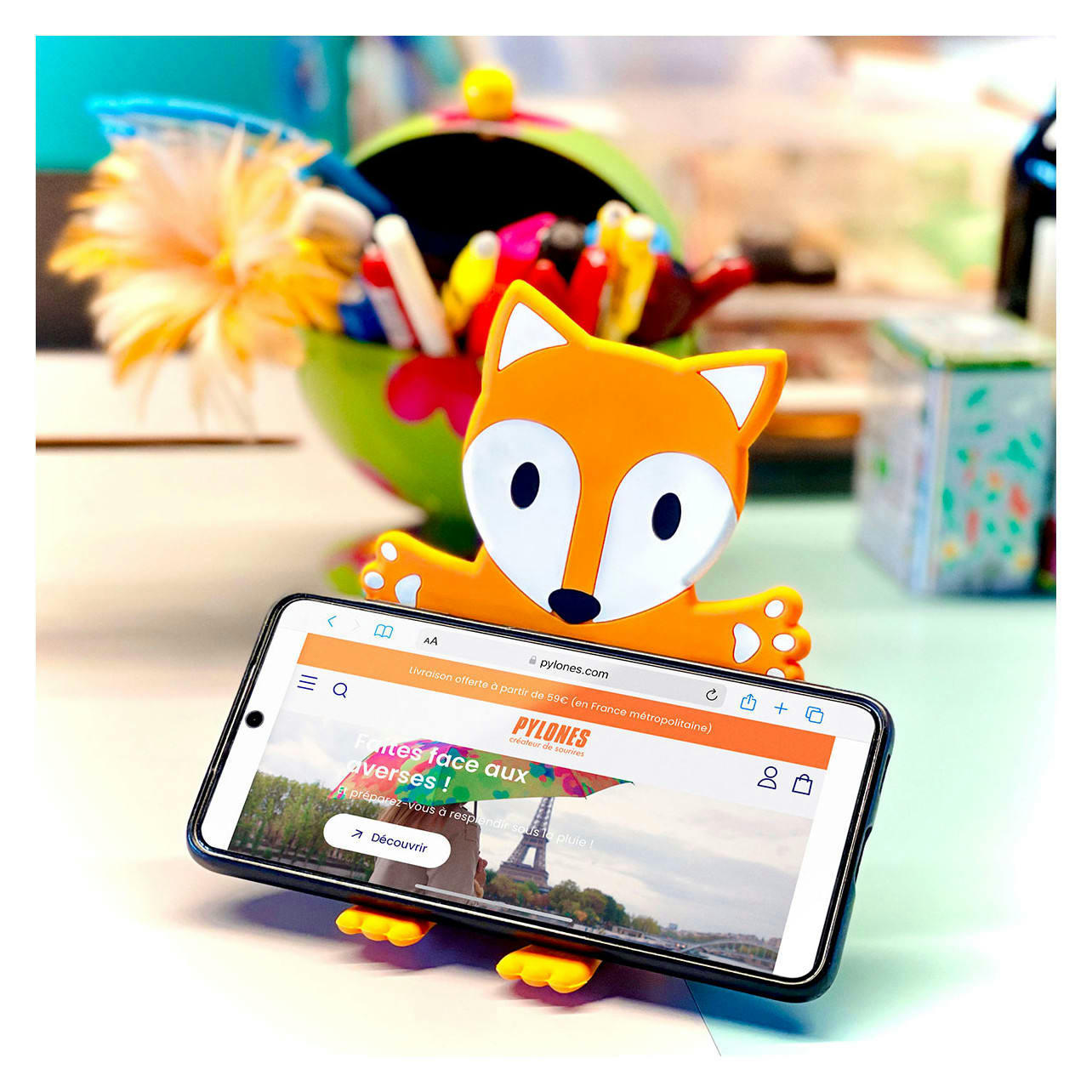 ANI-STAND - Support téléphone bureau