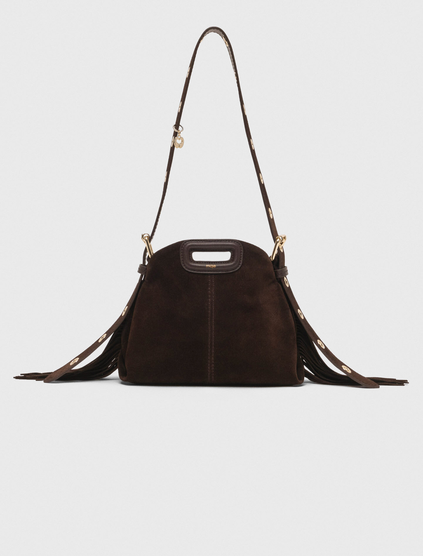 Sac Miss M mini en cuir suède