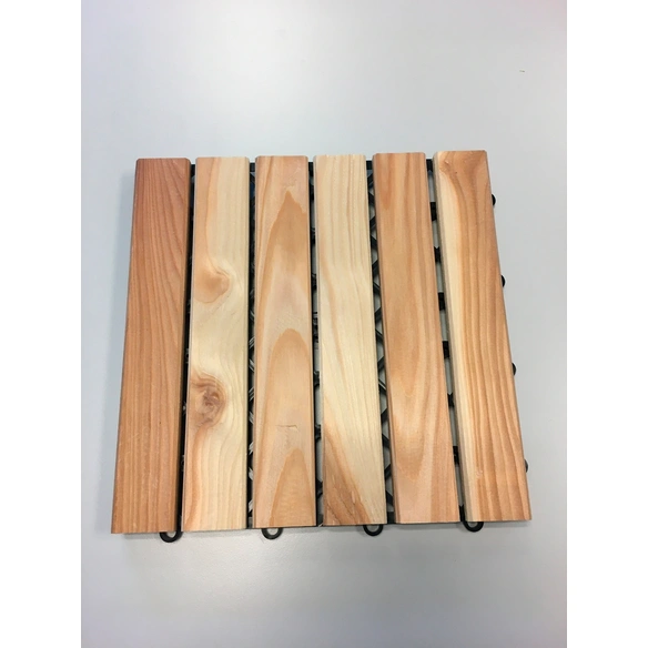 Holzfliese, 30 x 30 x 2,5 cm, Lärche