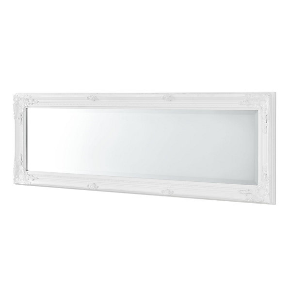 Miroir mural 132 x 42 x blanc Helloshop26