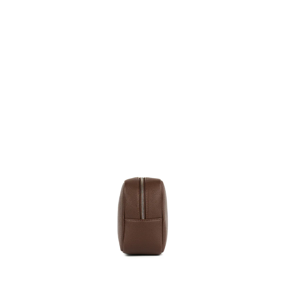 Zoe – Chocolate Recycled Vegan Leather Pouch