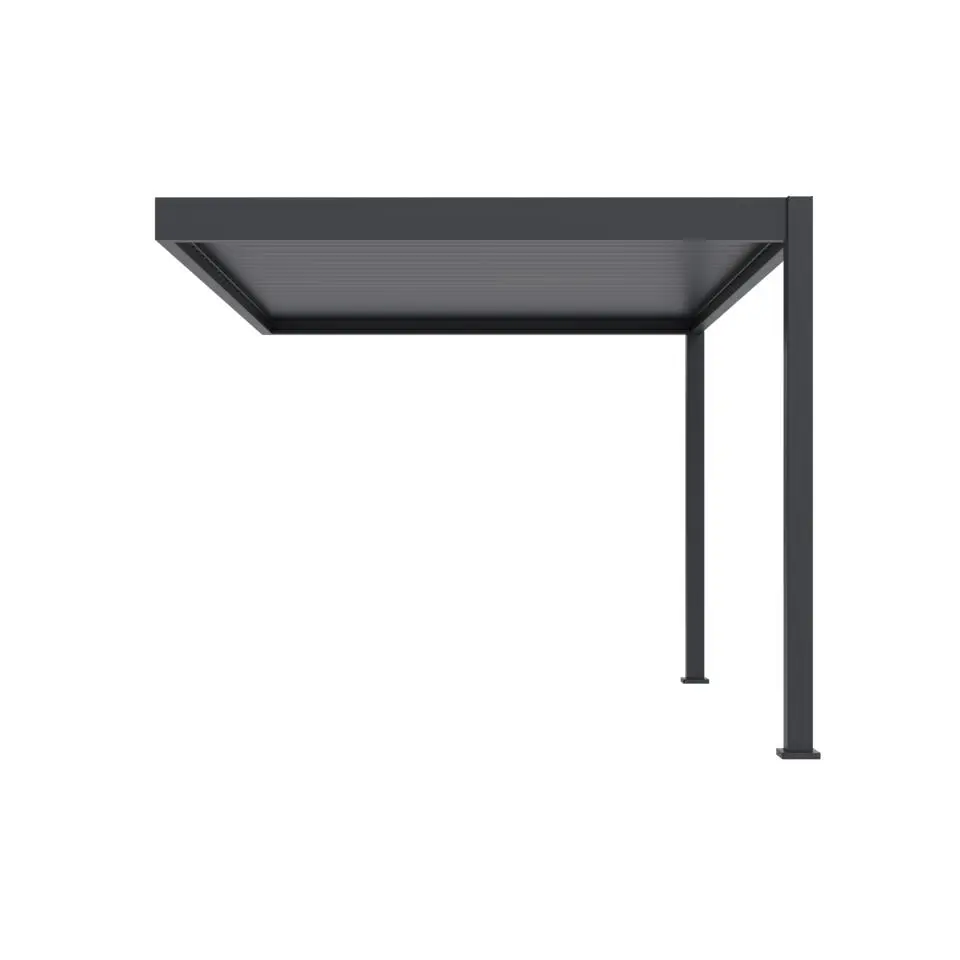 Orion Deluxe overkapping muur 300 x 400 cm antraciet