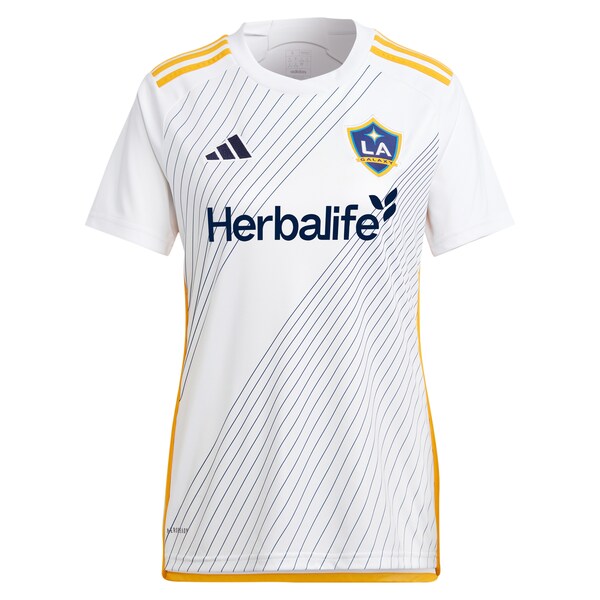 LA Galaxy adidas Women's 2024 Angeleno Kit Replica Custom Jersey  - White