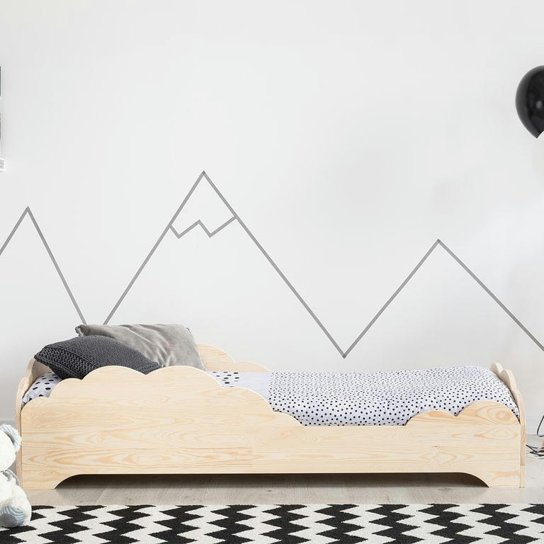 THÉOTIME - Lit 70x140 sommier inclus naturel