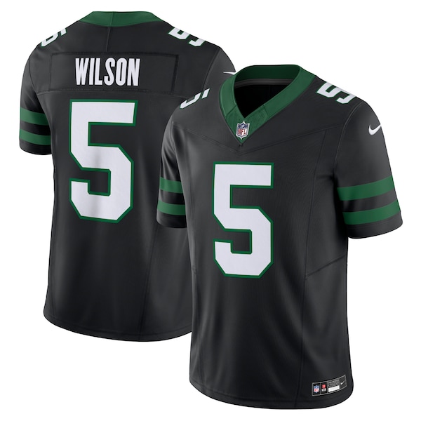 Garrett Wilson New York Jets Nike Alternate Vapor F.U.S.E. Limited Jersey  - Legacy Black/White