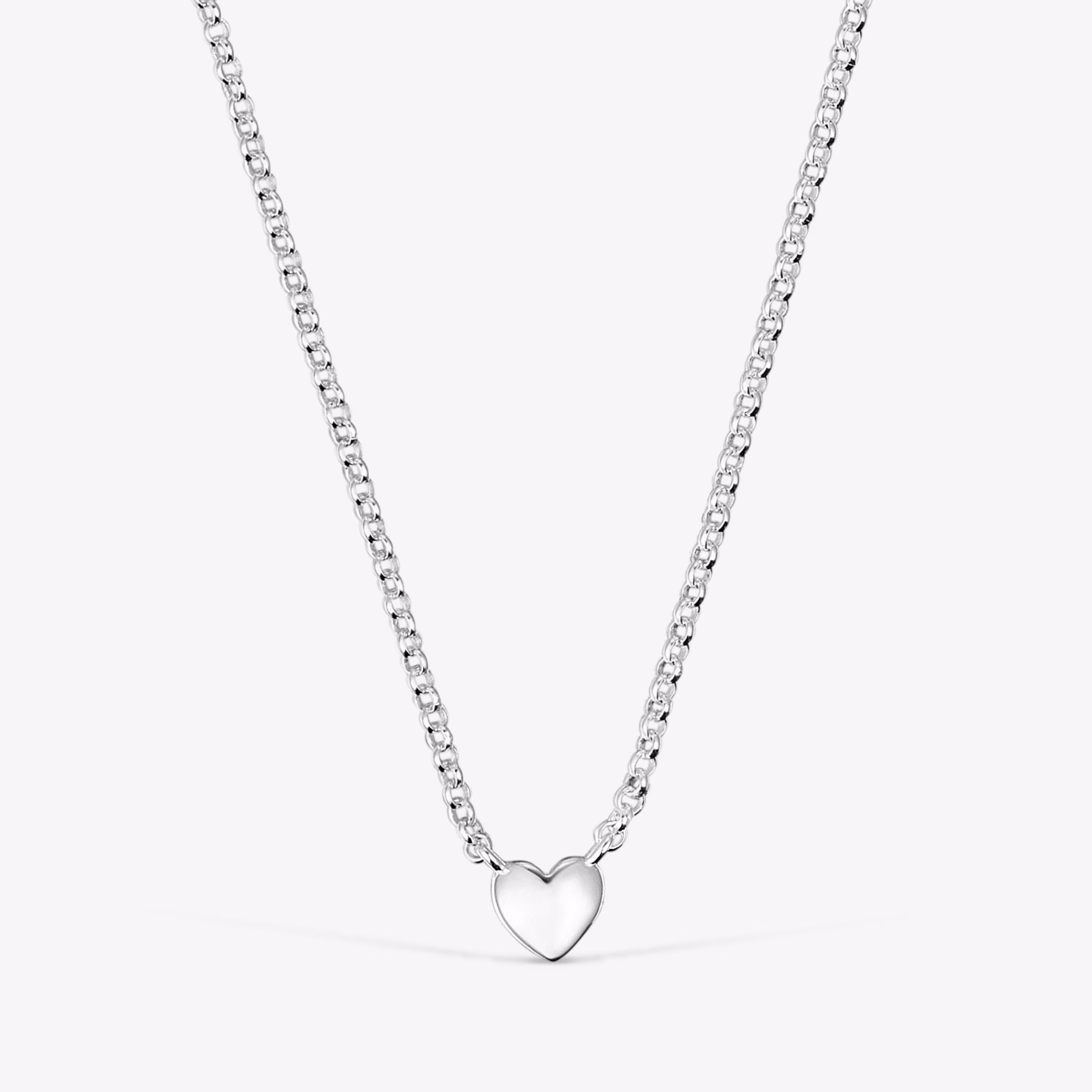 Pack de collares de plata y perlas cultivadas, corazón y oso Mini Icons