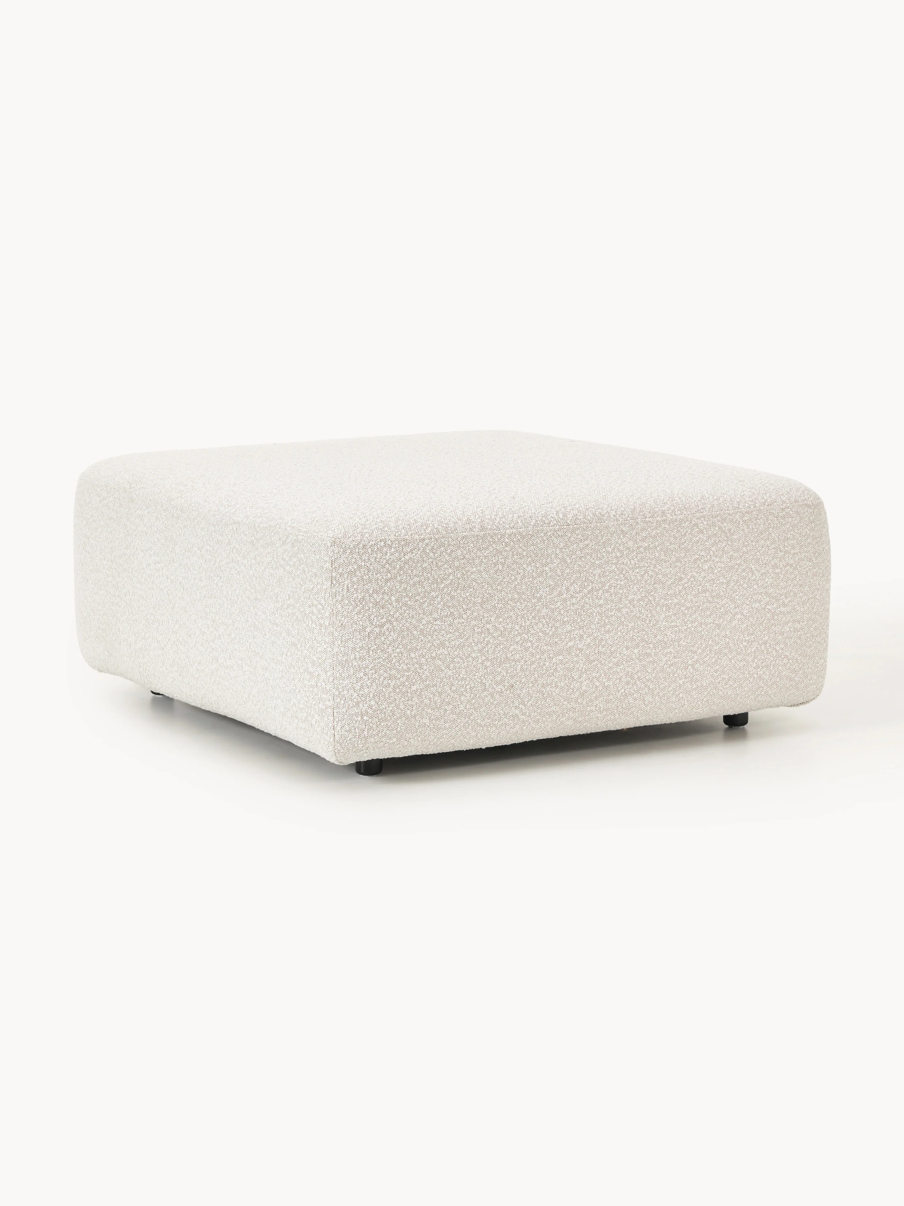 Bouclé-Sofa-Hocker Anton