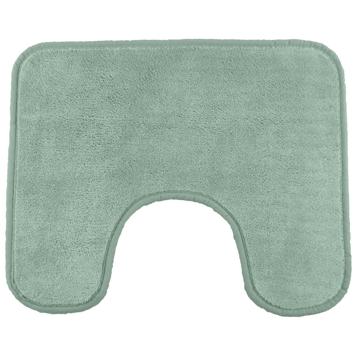 POEME - Tapis de toilette en polyester uni tilleul 50x40cm