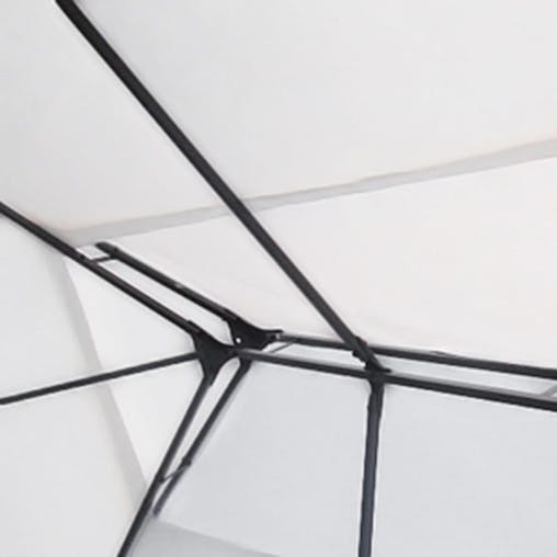 NNEVL Gazebo White 3x4 m