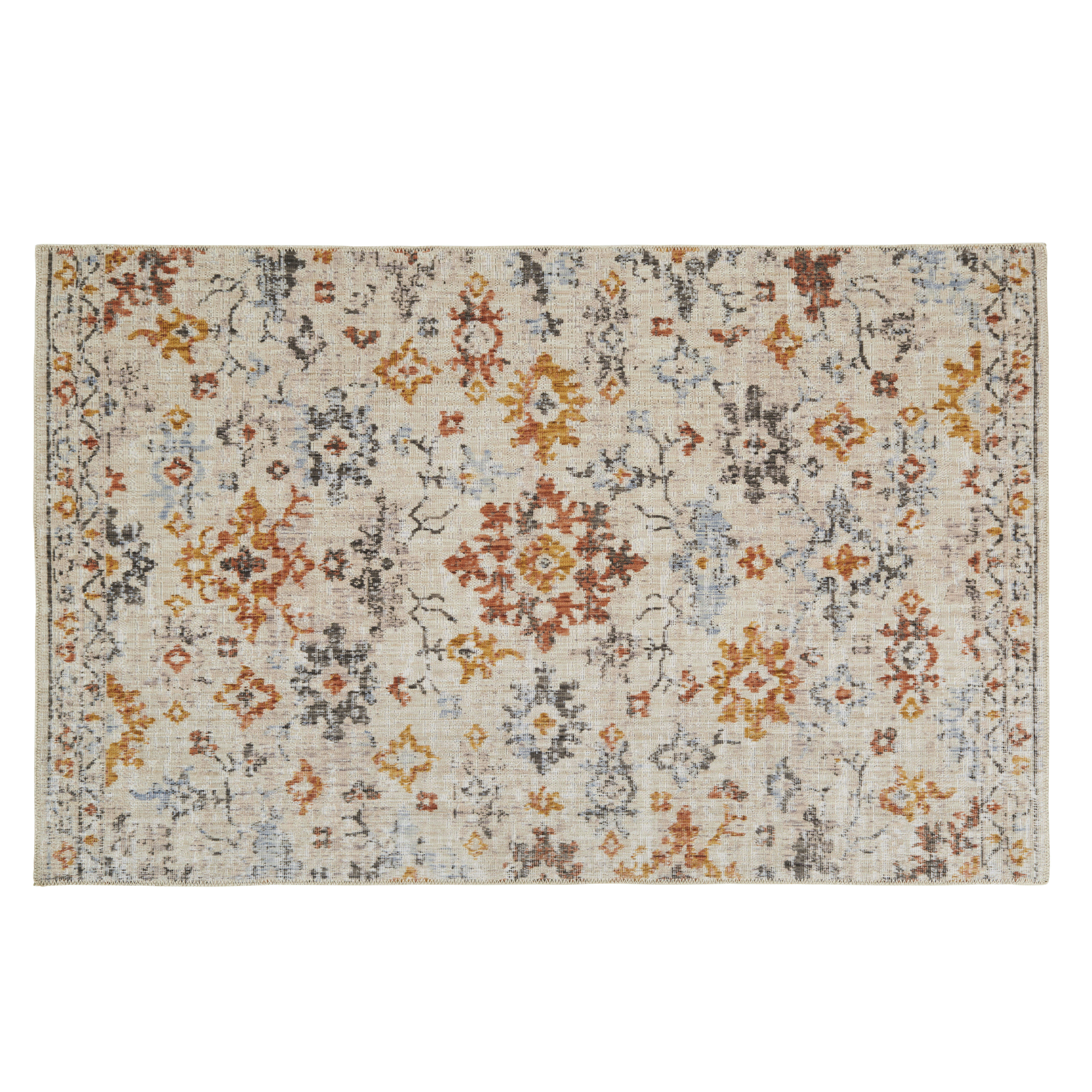 ASSIA - Tapis style oriental en laine tuftée multicolore 160x230