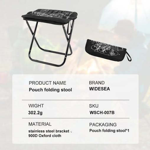 NNEOBA Camping Stool Foldable Chair