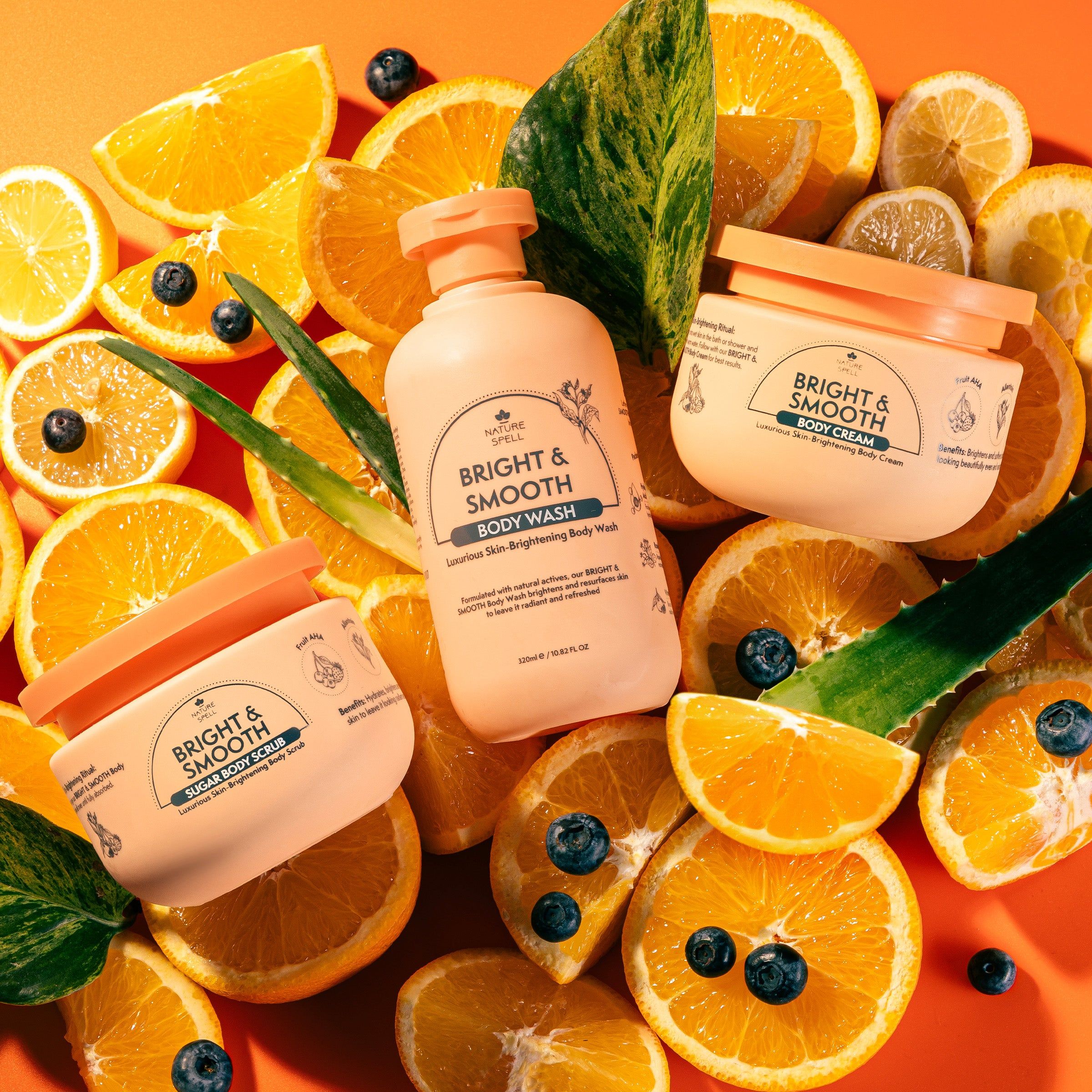 Nature Spell Bright & Smooth Bodycare Gift Set
