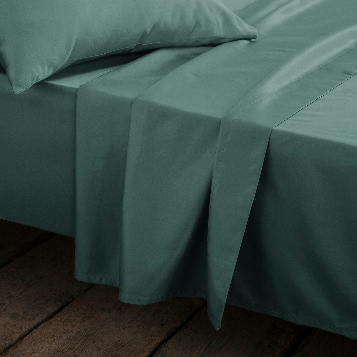 Drap plat satin de coton
