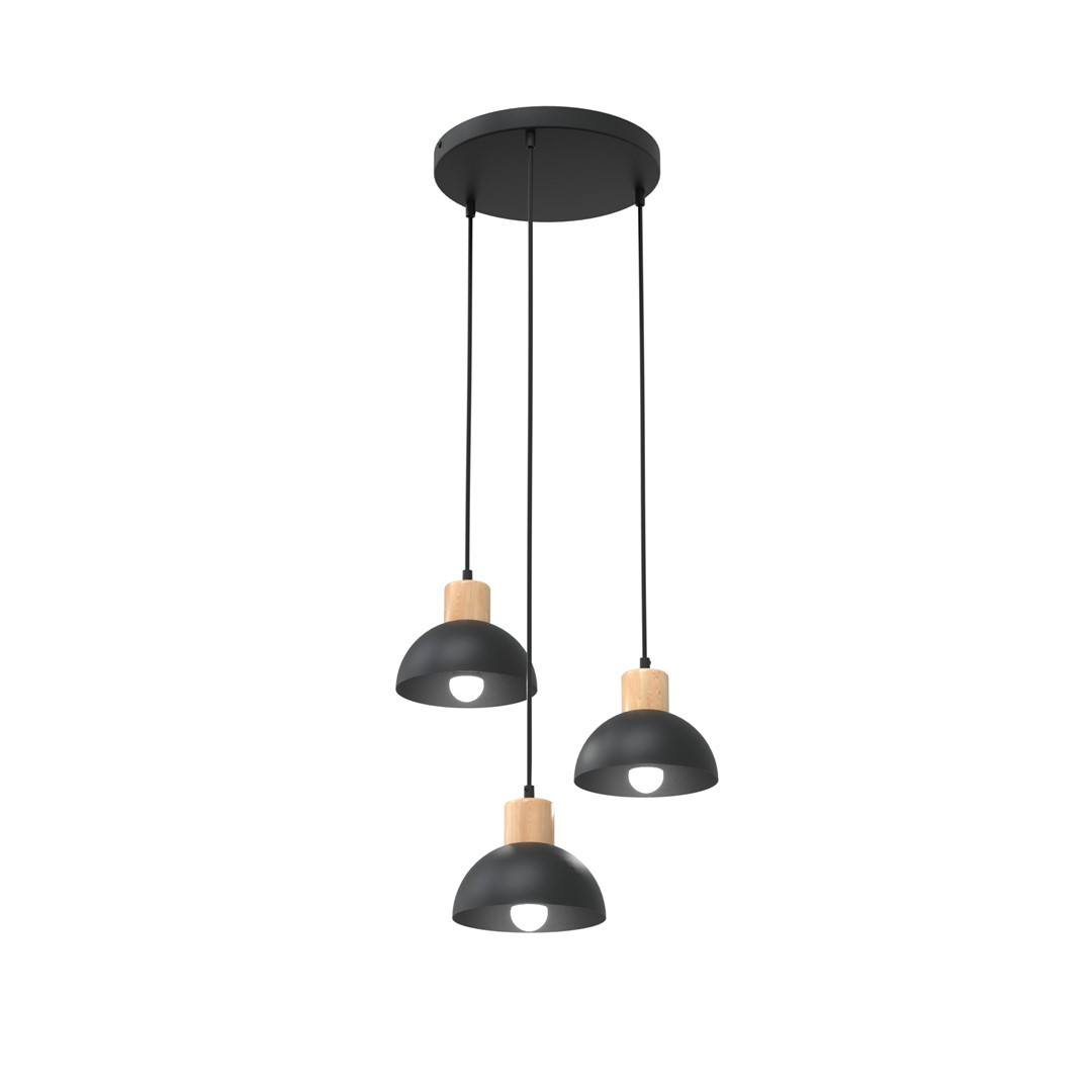 Lampa Wisząca Seco 3 Prem Bl
