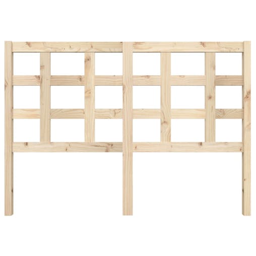 NNEVL Bed Headboard 140.5x4x100 cm Solid Wood Pine