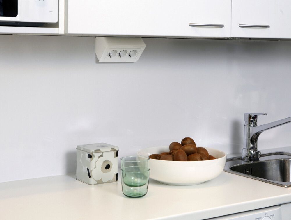 STIKKONTAKT SCHNEIDER ELECTRIC WDE008290 EXXACT PRIMO HJØRNE