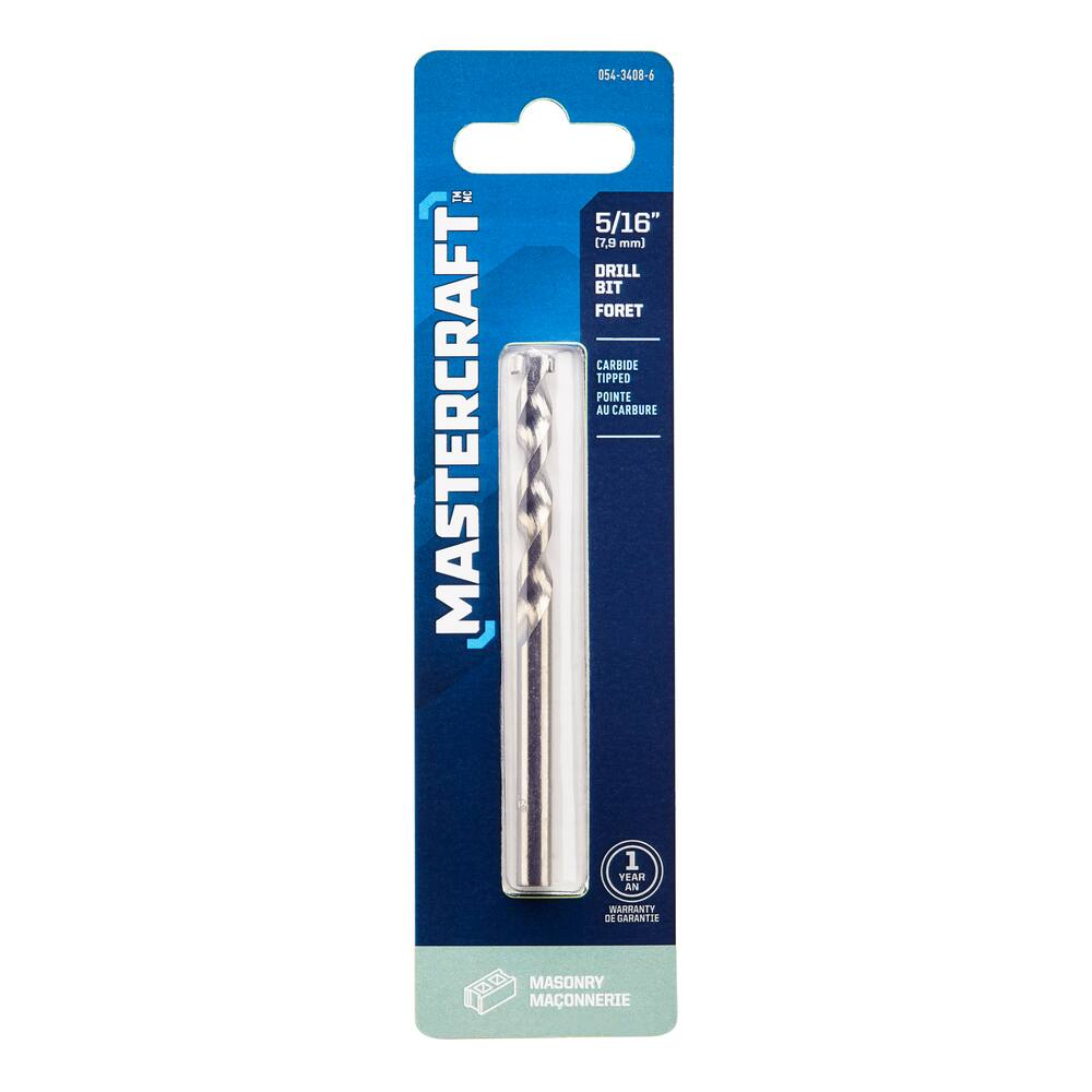 Mastercraft Carbide Tipped Drill Bit for Masonry