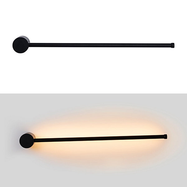 Applique Murale Minimaliste Linéaire AXIS - LED 10W 60cm Métal Rotatif à 360 Lumière Chaude 2700K
