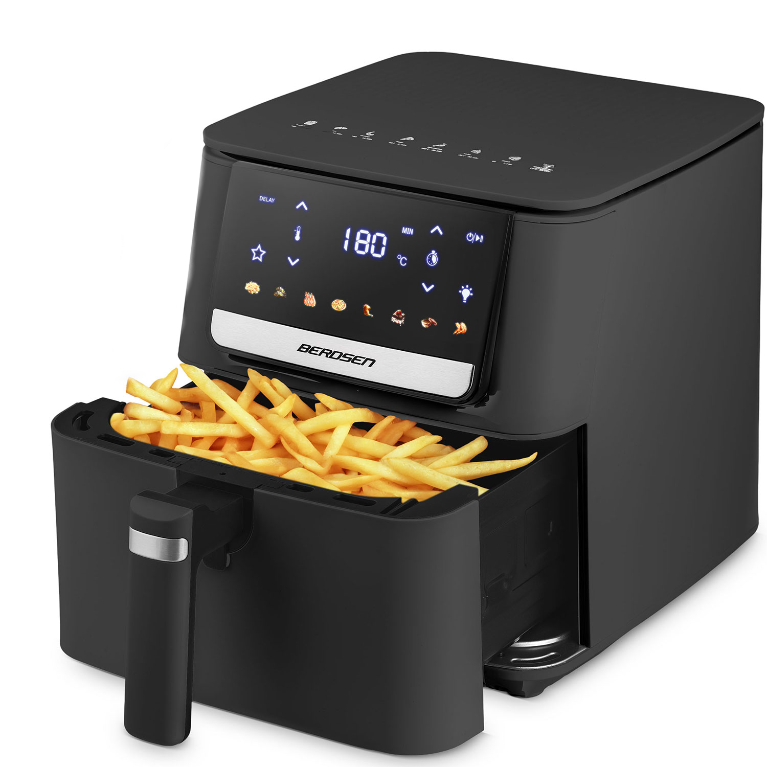 Frytkownica beztłuszczowa Berdsen BD-662 Air Fryer 6,5l 1700W czarny 366200
