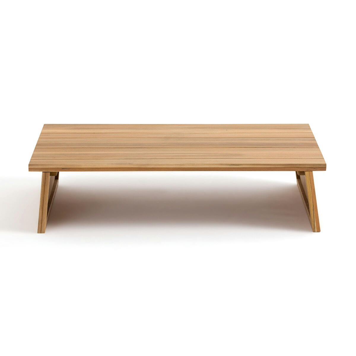 Table basse de jardin, acacia, Brut