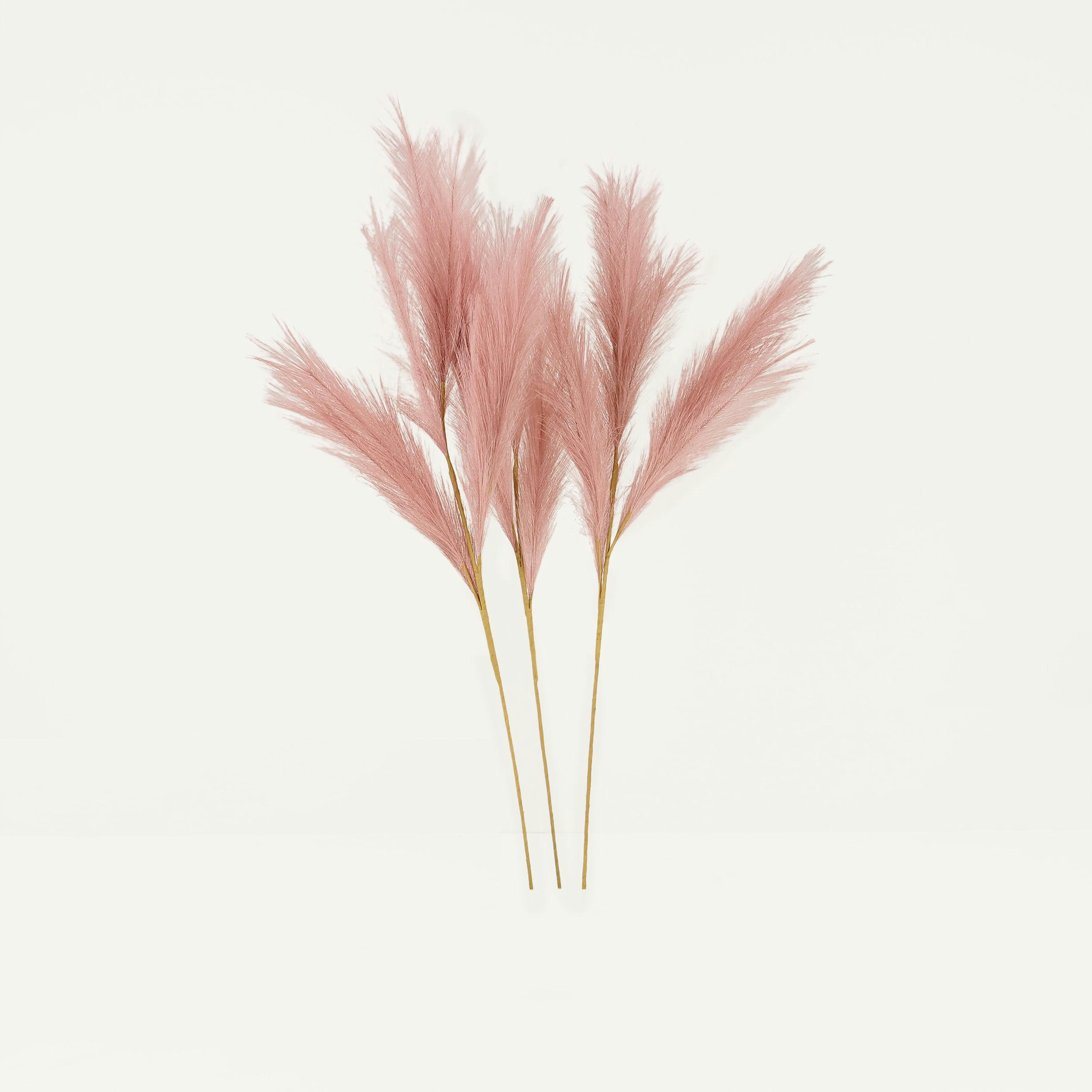 - Plumeau artificiel violet 110cm lot de 3