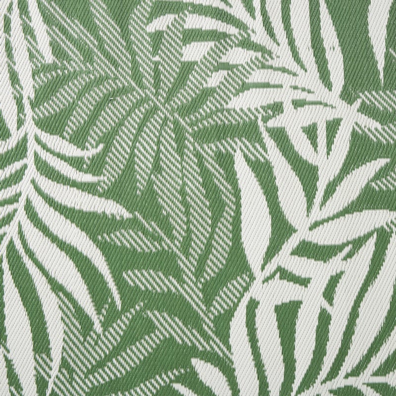 Buitenkleed leaves - groen - 160x230 cm