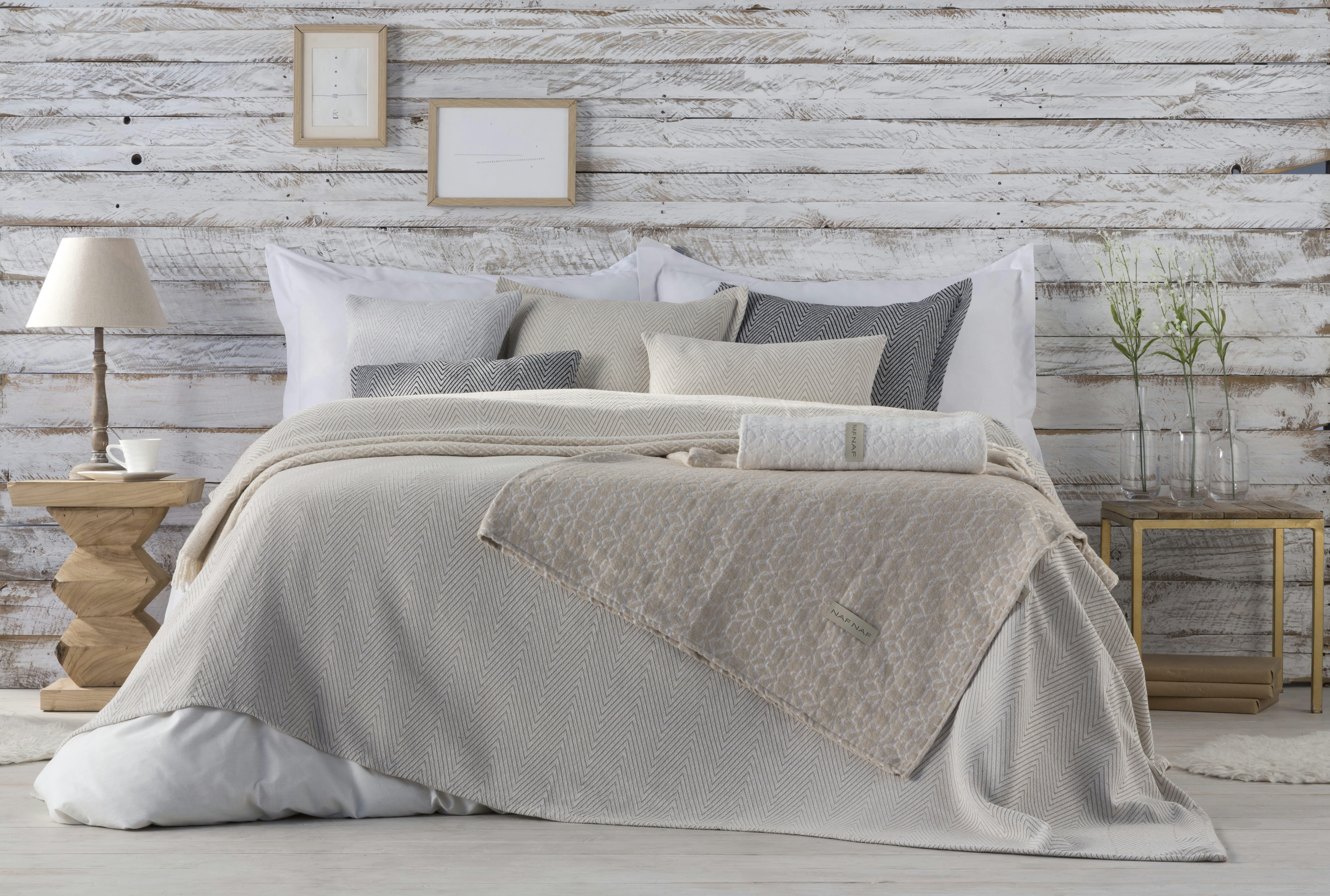 PAINES CL - Couvre lit en coton perle 250x270