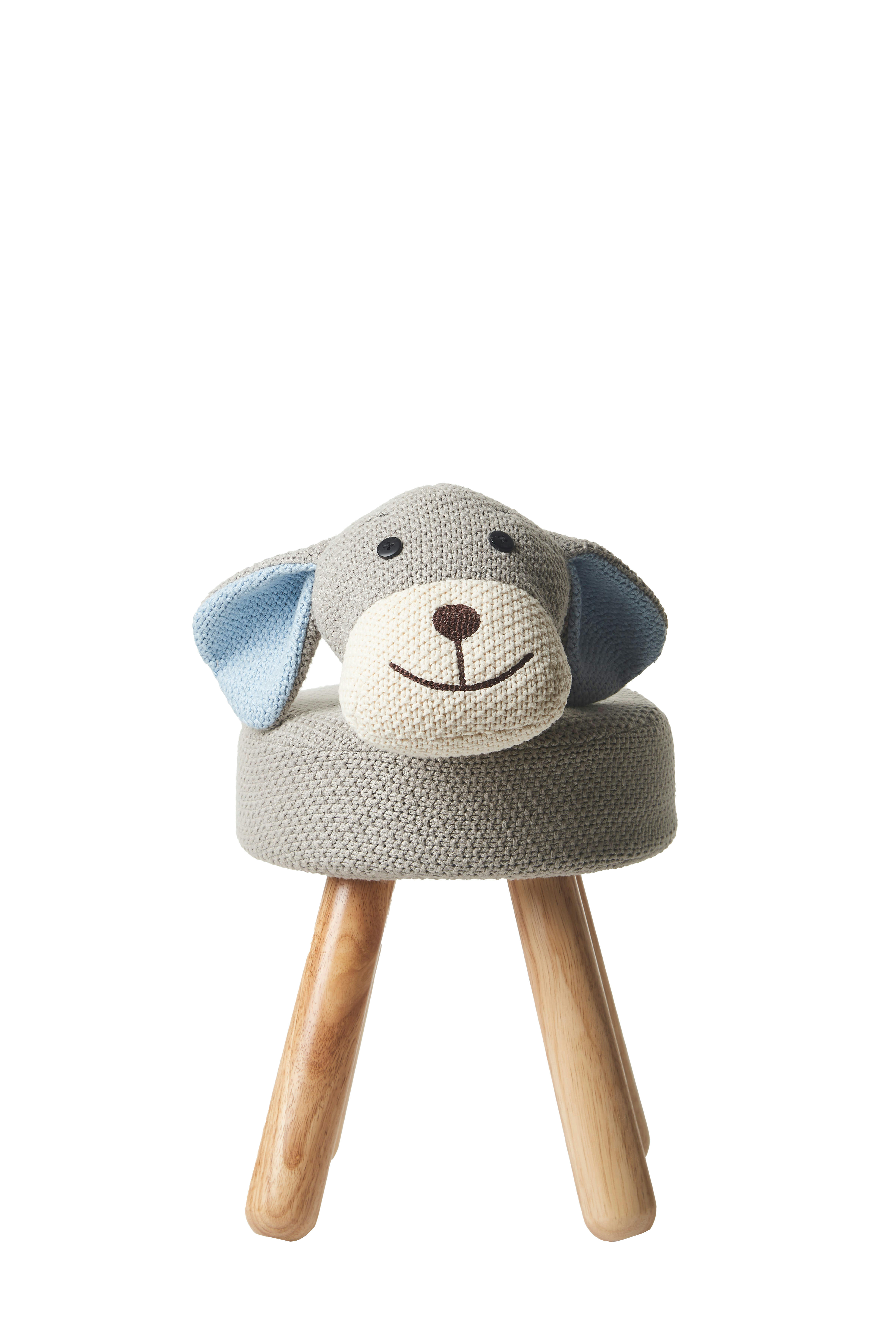 MONTESSORI - Chaise Billy 100% coton gris