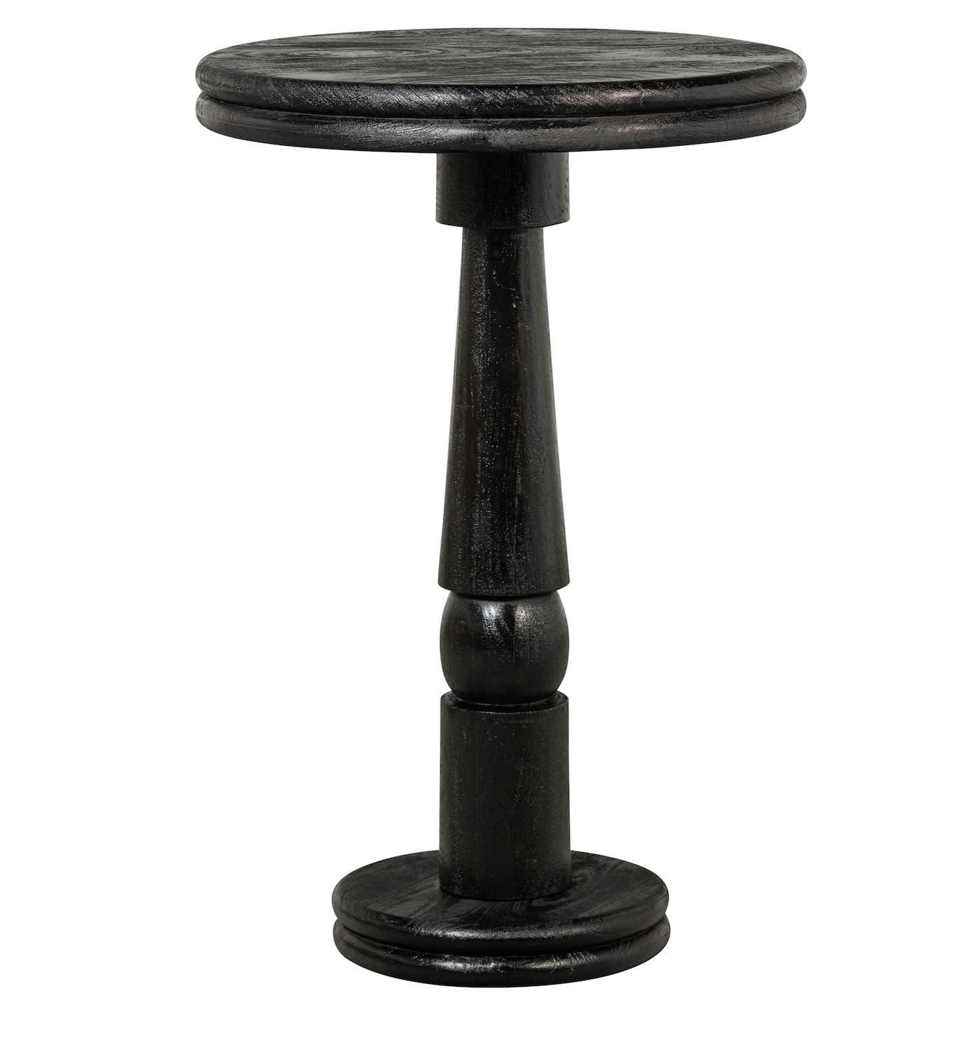 KOLBY - Table de bar ronde noire D70