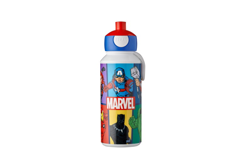 drinkfles pop-up campus 400 ml - avengers