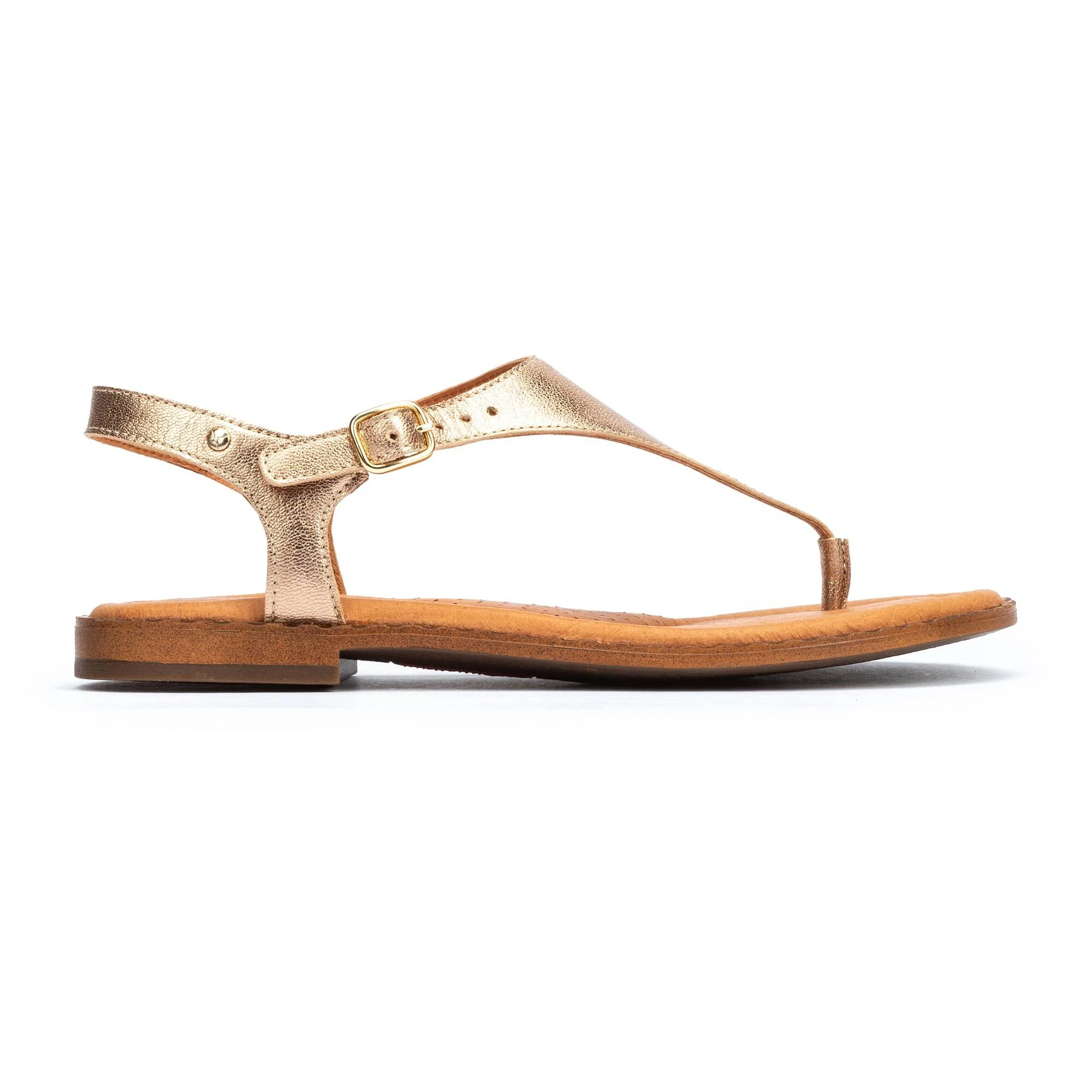 ALGAR - Sandalias planas con hebilla para mujer