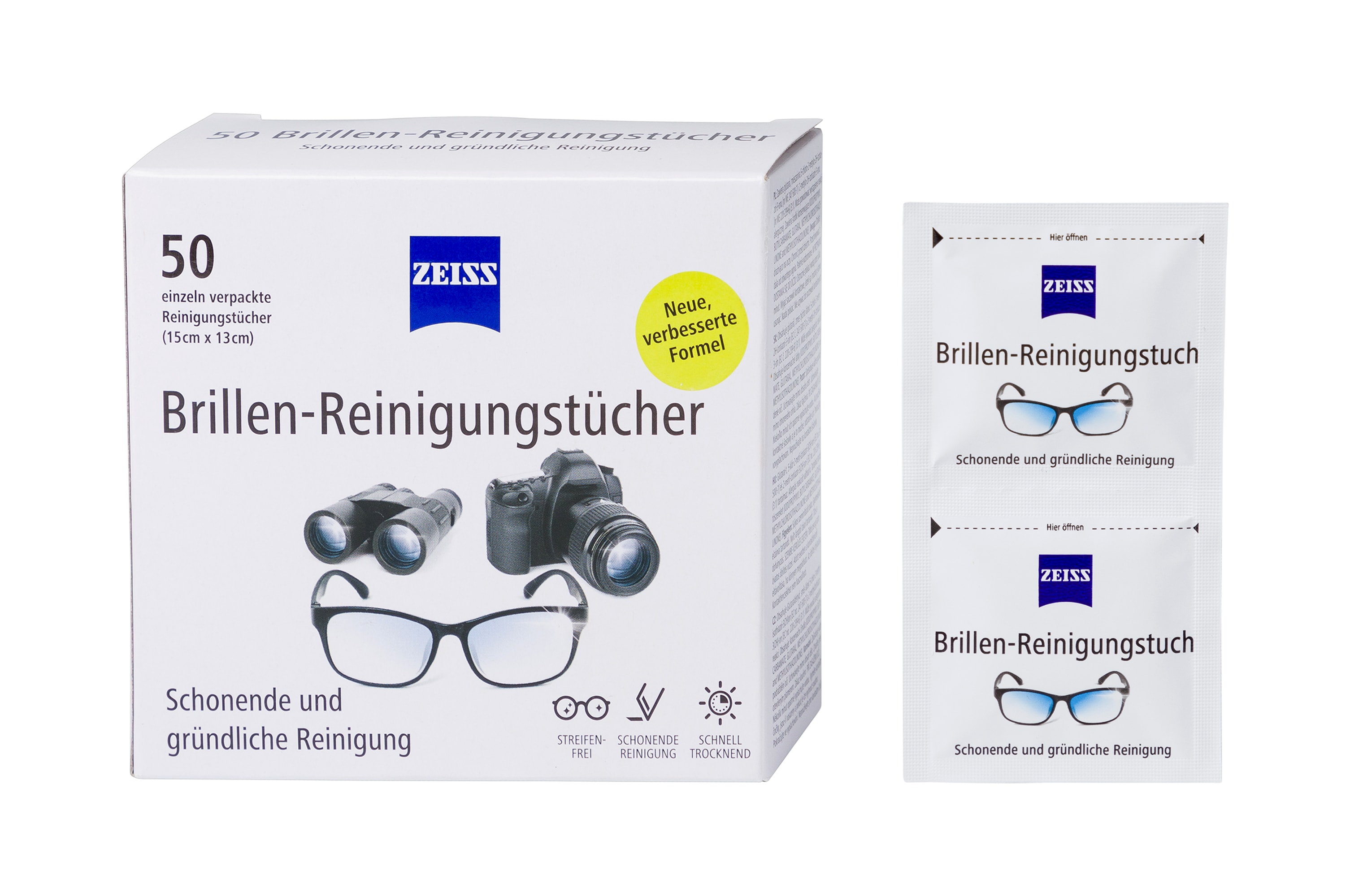 Zeiss Brillen-Reinigungstücher 50er