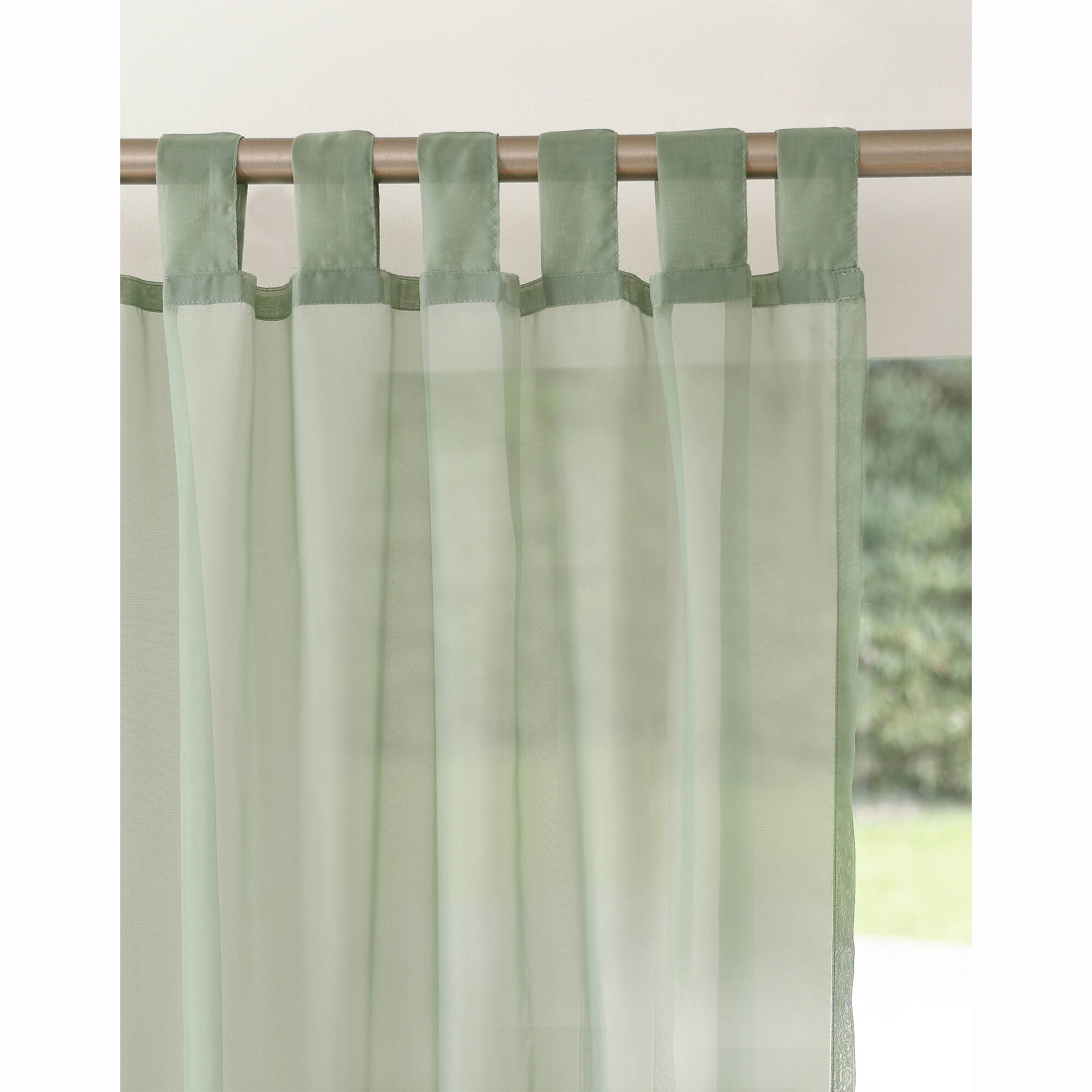 Panneau voile uni finition pattes