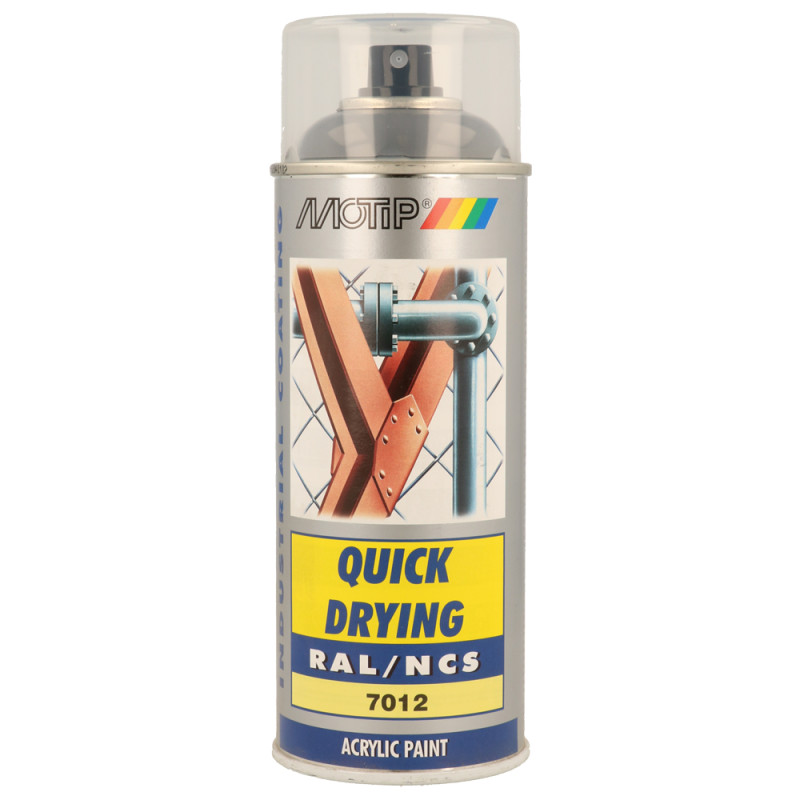 Peinture acrylique en spray Quick Drying gris basalte 0,4 L MOTIP