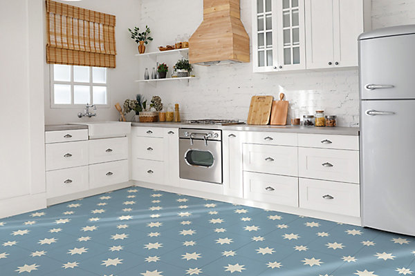 Carreaux vinyle Tulup 30x30 cm étoiles de sept heures 9 pcs