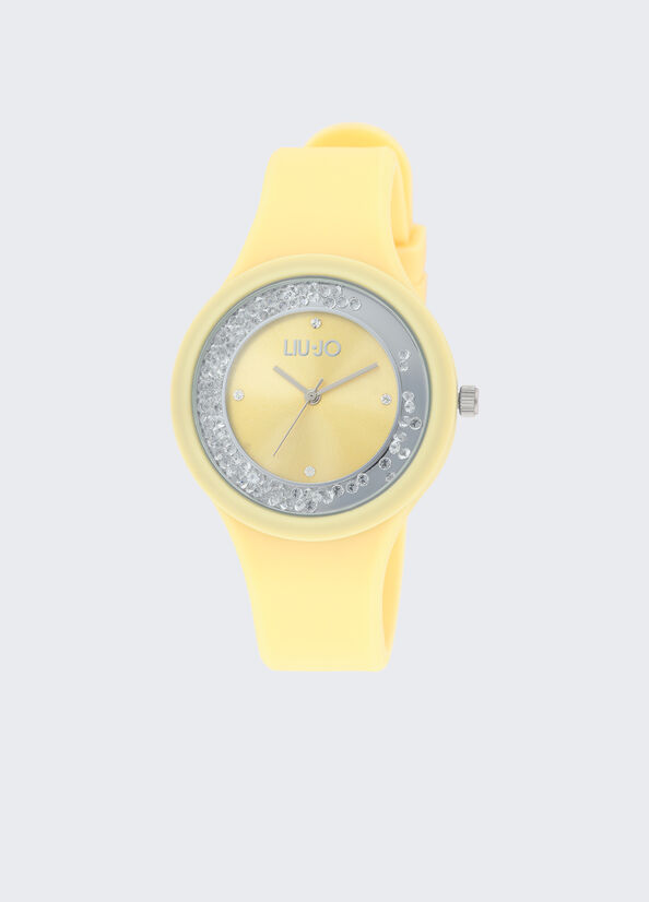 Orologio in silicone con brill